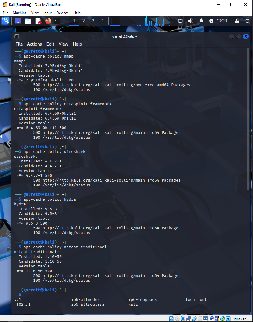 Verify Install