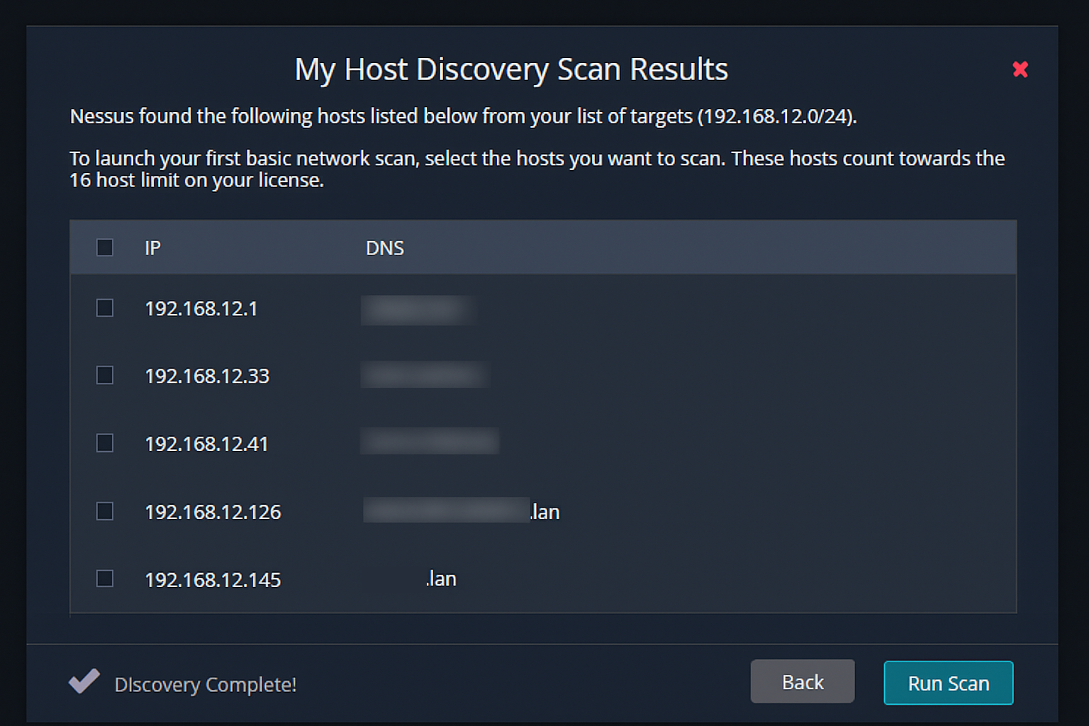 Discovery Complete